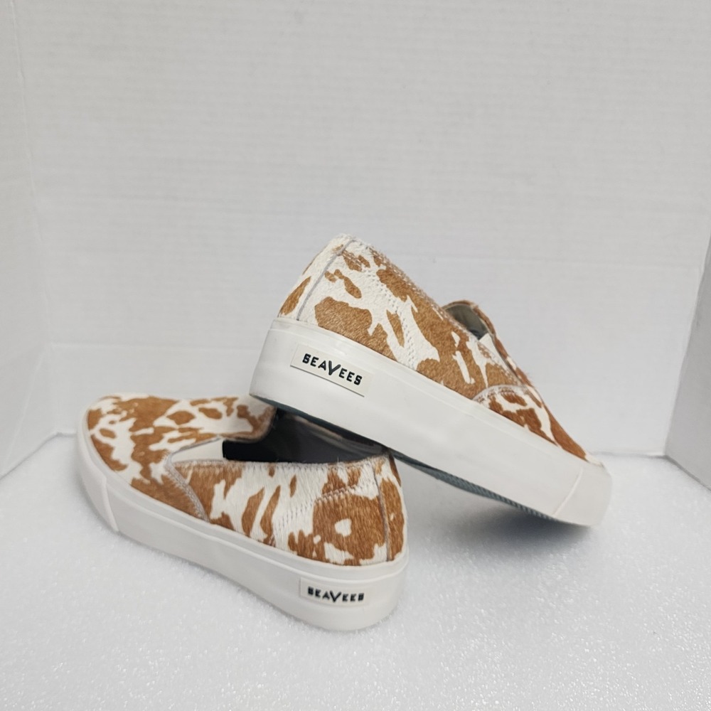 Seavees Baja Platform Mulholland Platform Shoes Cowhide Size 9 Slip On QUALITY!! - Picture 9 of 9
